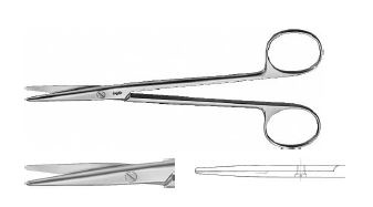 МЕТЦЕНБАУМ НОЖИЦІ ПРЯМ. 145MM